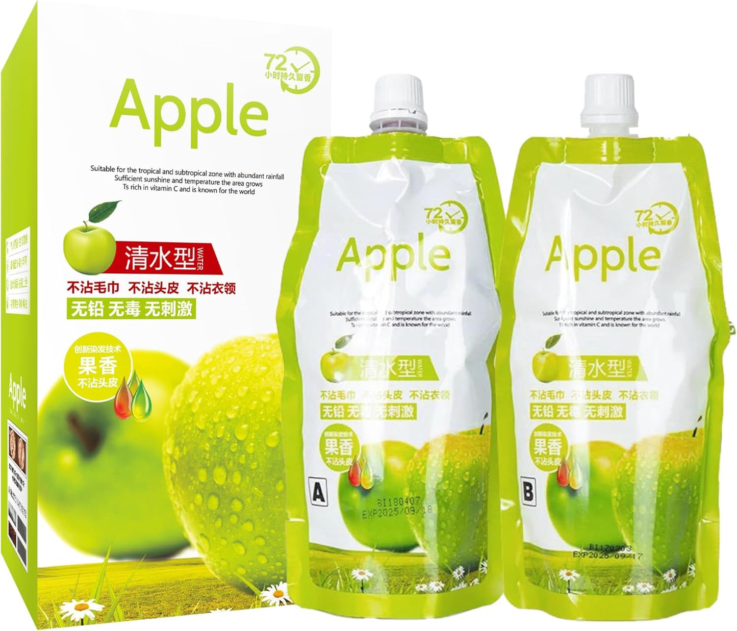 Apple Ammonia Free Hair Color 72 500ML