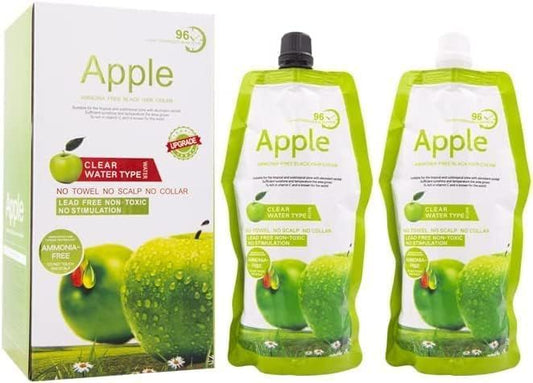 Apple Ammonia-Free Black Hair Cream 1000ML Fast-Coloring, Gentle Hair Dye Solution