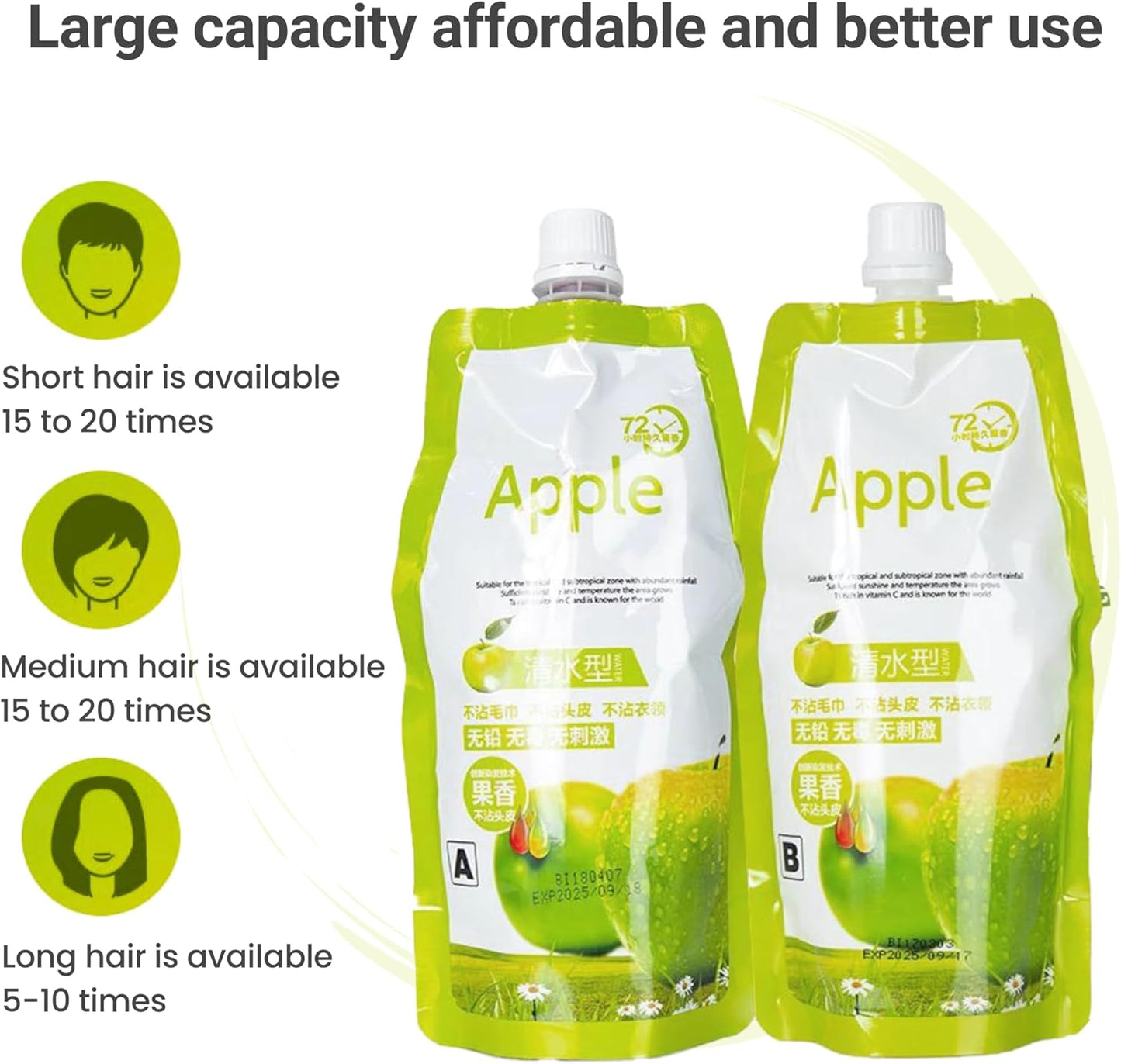 Apple Ammonia Free Hair Color 72 500ML